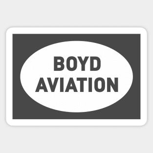 Boyd Aviation Fletch Movie Sticker